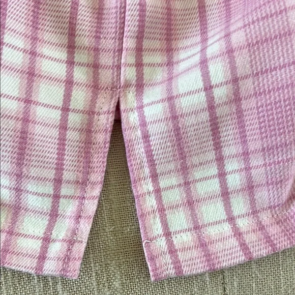 Brandy Melville Pink and White A-Line Mini Skirt. NEW. Never Worn - Picture 5 of 5